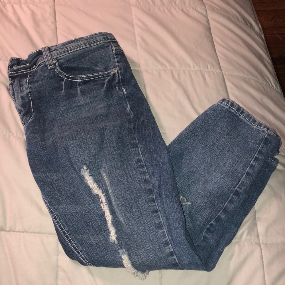 Capri styled Jeans